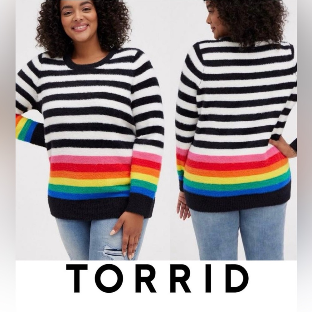 NWOT - never worn. Beautiful 2x Torrid sweater.